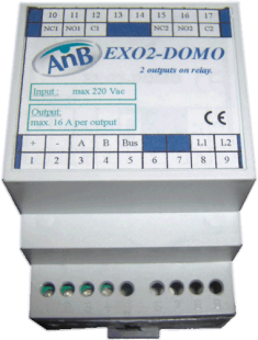 Релейный модуль EXO2-DOMO