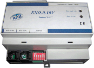 Внешний модуль аналоговых выходов EXO8-0-10V